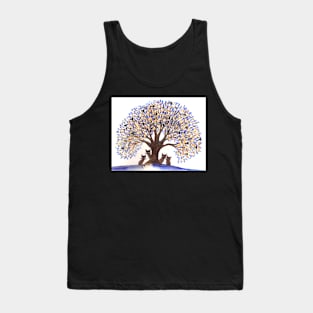 Edmonton Whimsical Tree Cats Tank Top